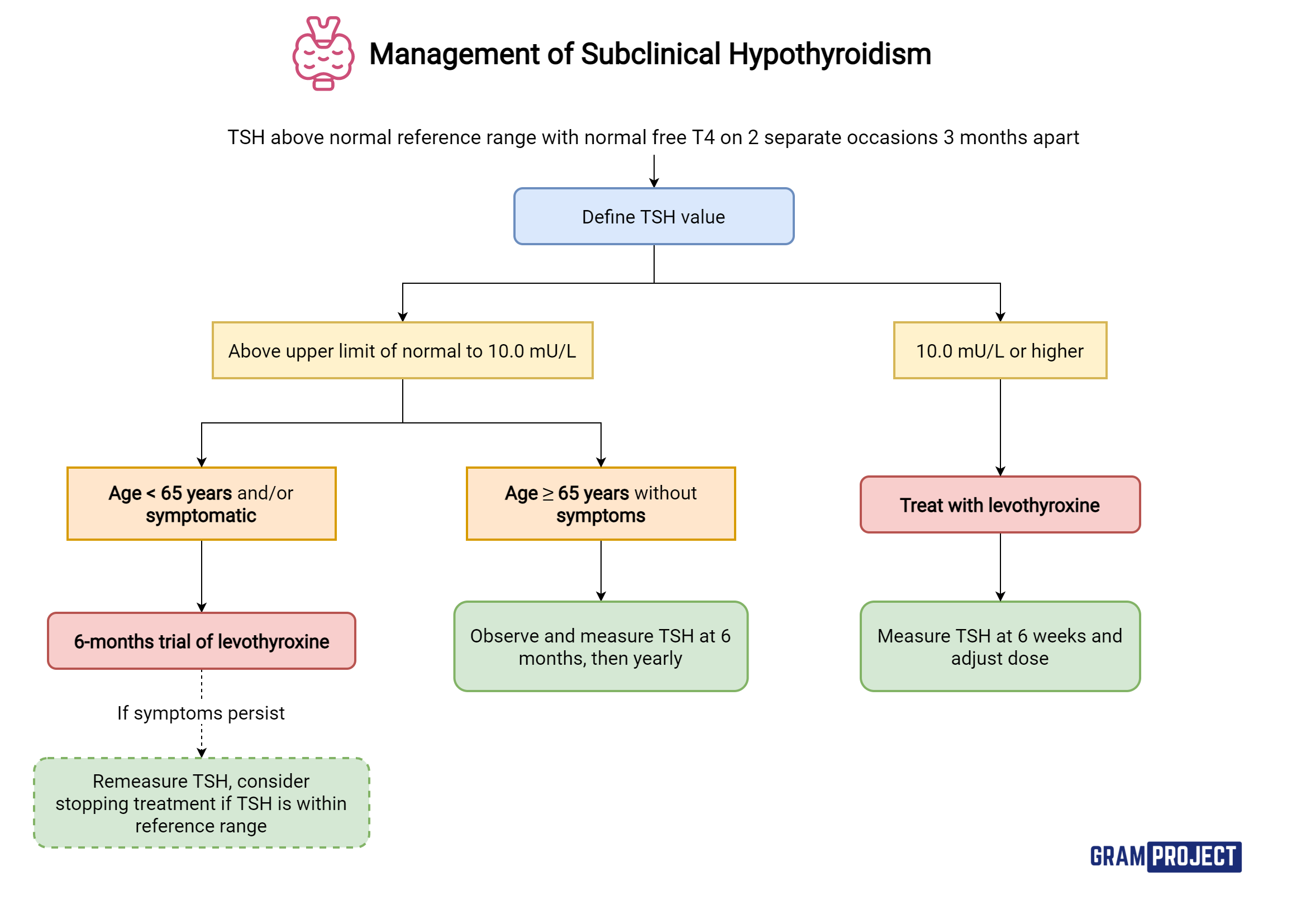 Management Of Subclinical Hypothyroidism Gram Project